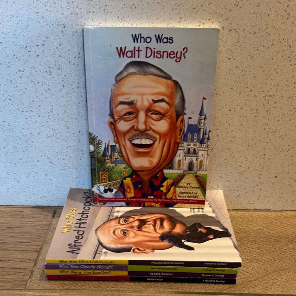 Who Was Book Collection of Disney Hitchcock Monet Beatles MLK Jr